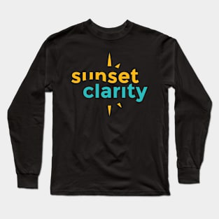 Sunset Clarity Logo Long Sleeve T-Shirt